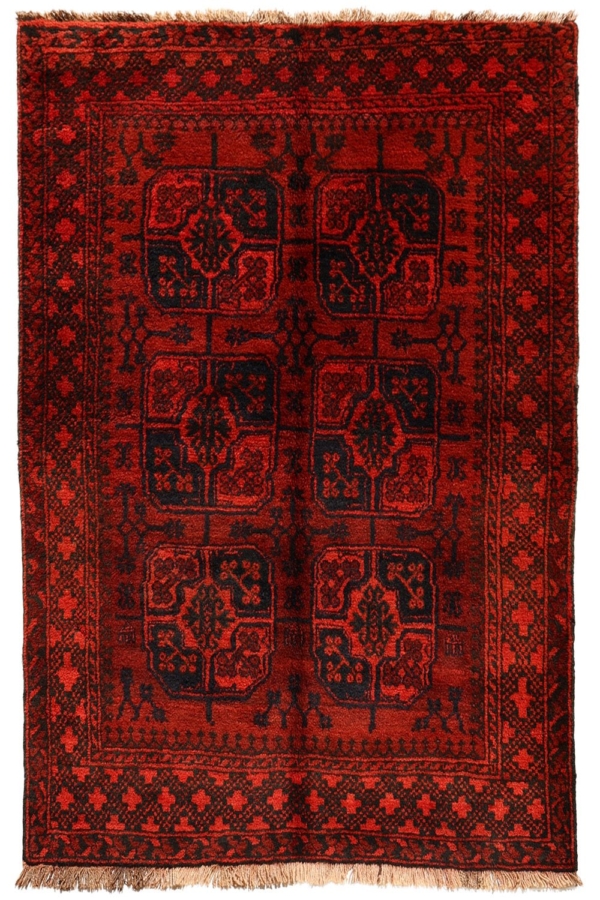 Alfombra antigua Ersari Turcomana, Afganistán. 187x133 cms - Imagen 2