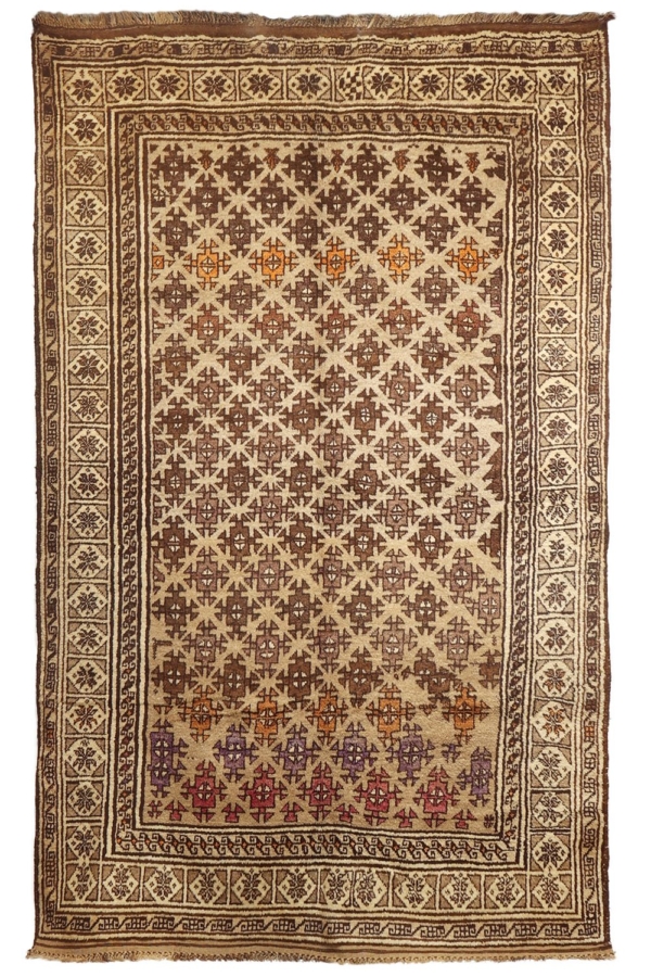 Alfombra semi antigua Taimani Baluch, Afganistán. 283x180 cms - Imagen 2