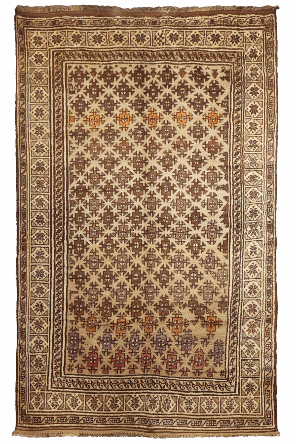 Alfombra semi antigua Taimani Baluch, Afganistán. 283x180 cms - Imagen 6