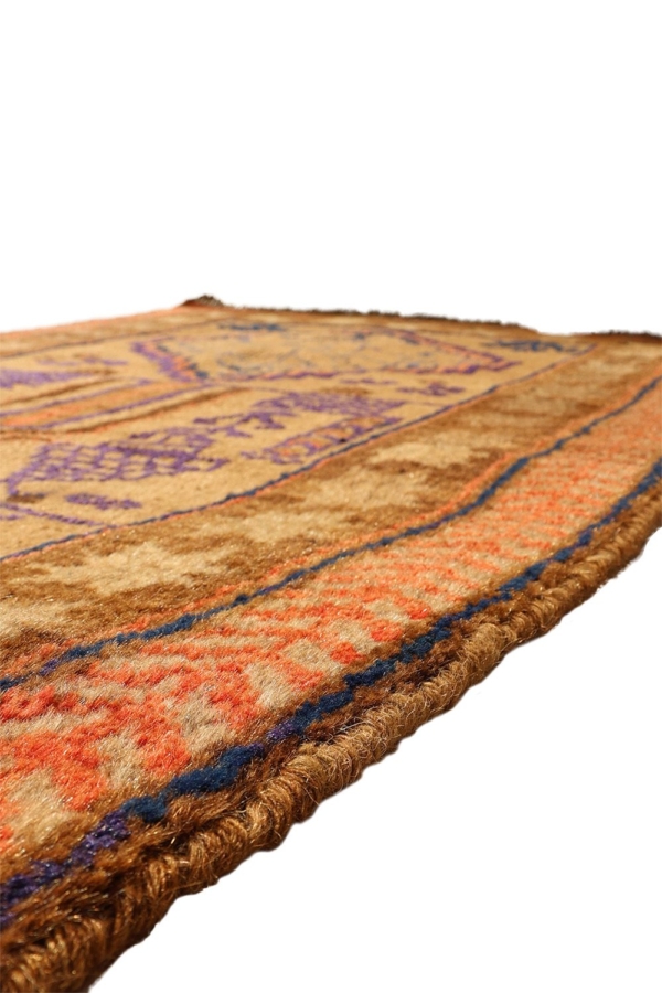 Alfombra semi antigua Kohistan Baluch, Afganistán. 150x85 cms - Imagen 3