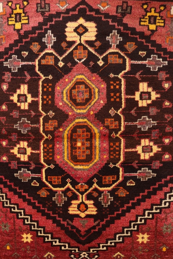 Alfombra semi antigua Yaqoob Khan Baluch, Afganistán. 121x79 cms - Imagen 3
