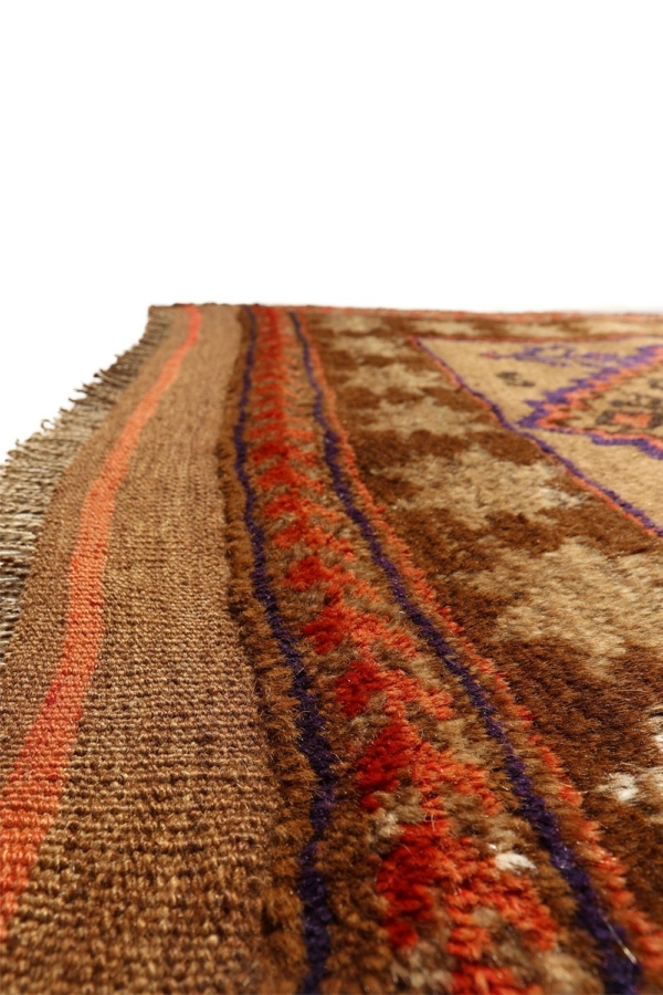 Alfombra semi antigua Kohistan Baluch, Afganistán. 150x85 cms - Imagen 4
