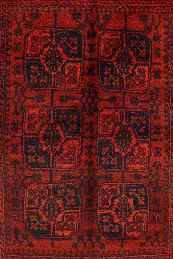 Alfombra antigua Ersari Turcomana, Afganistán. 187x133 cms - Imagen 3