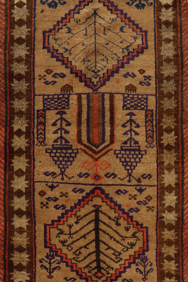 Alfombra semi antigua Kohistan Baluch, Afganistán. 150x85 cms - Imagen 5