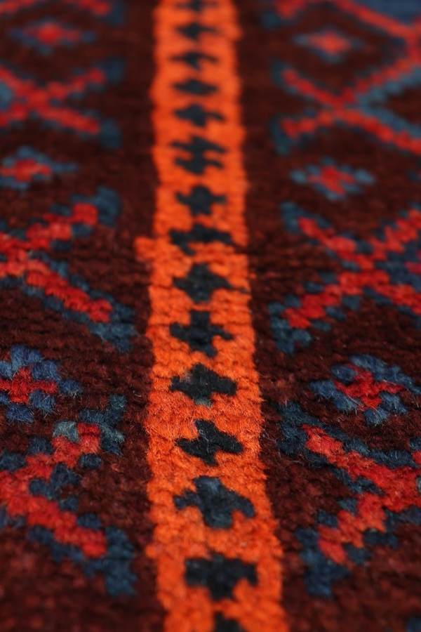 Alfombra antigua Mushwani Baluch, Afganistán. 120x87 cms - Imagen 4