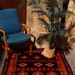 Semi-antique Baluch rug from Afghanistan. 172x126 cms