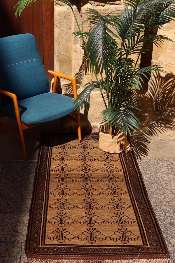 Semi-antique rug Baluch from Afghanistan. 160x83 cms - Image 3