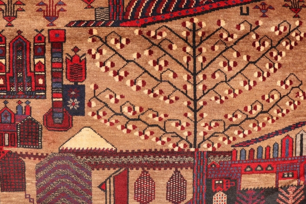 Alfombra vintage Baluch, Afganistán. 146x88 cms - Imagen 6