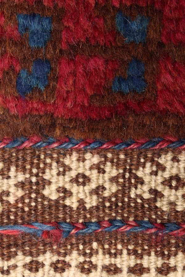 Alfombra antigua Mushwani Baluch, Afganistán. 120x87 cms - Imagen 5