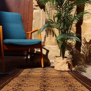 Alfombra semi antigua Baluch, Afganistán. 160x83 cms