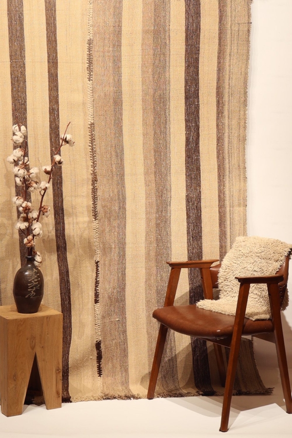 Vintage Qashqai kilim from Iran. 222x154 cms - Image 2