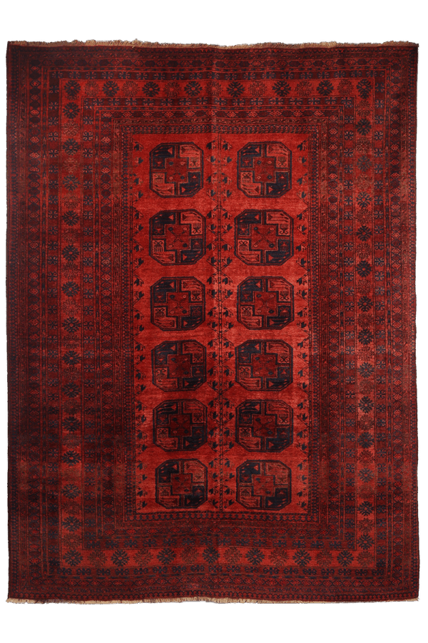 Antique rug Dowlatabad Turkman from Afghanistan. 282×206 cms - Image 2
