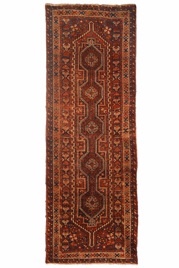 Alfombra antigua árabe, Irán. 263x100 cms - Imagen 2