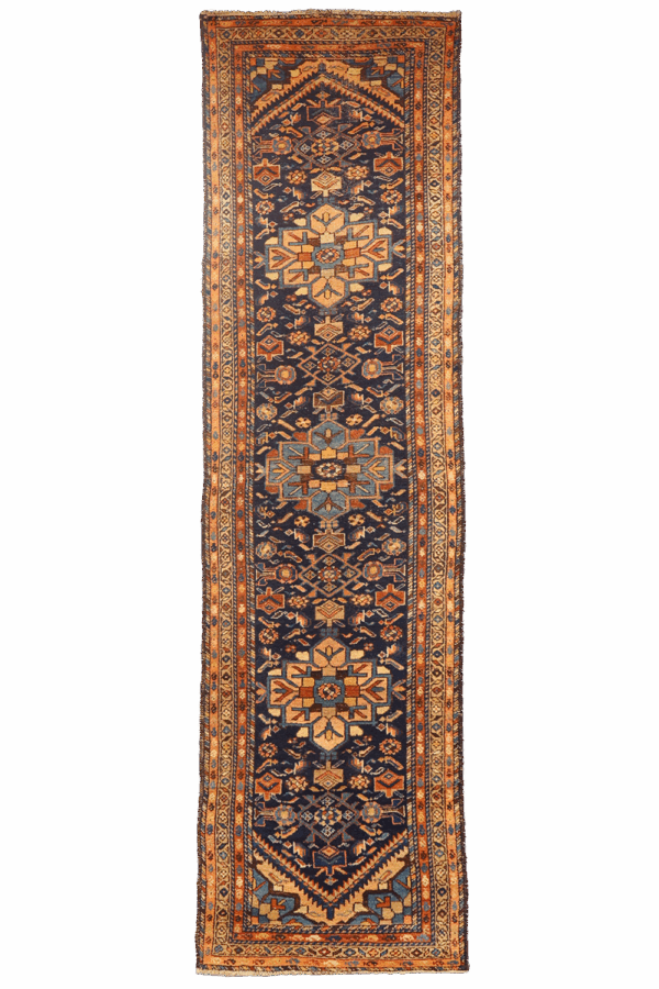 Alfombra antigua de Karaja, Irán. 285×77 cms. - Imagen 2