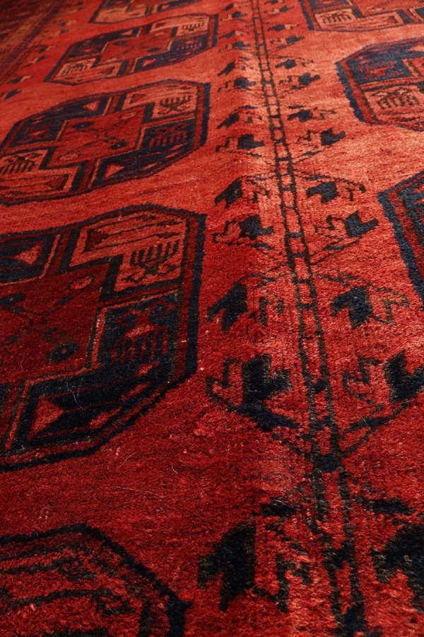 Antique rug Dowlatabad Turkman from Afghanistan. 282×206 cms - Image 3