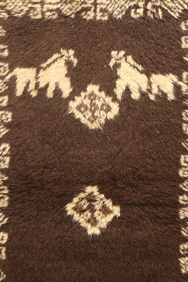 Alfombra semi antigua Baluch, Afganistán. 246x68 cms - Imagen 3