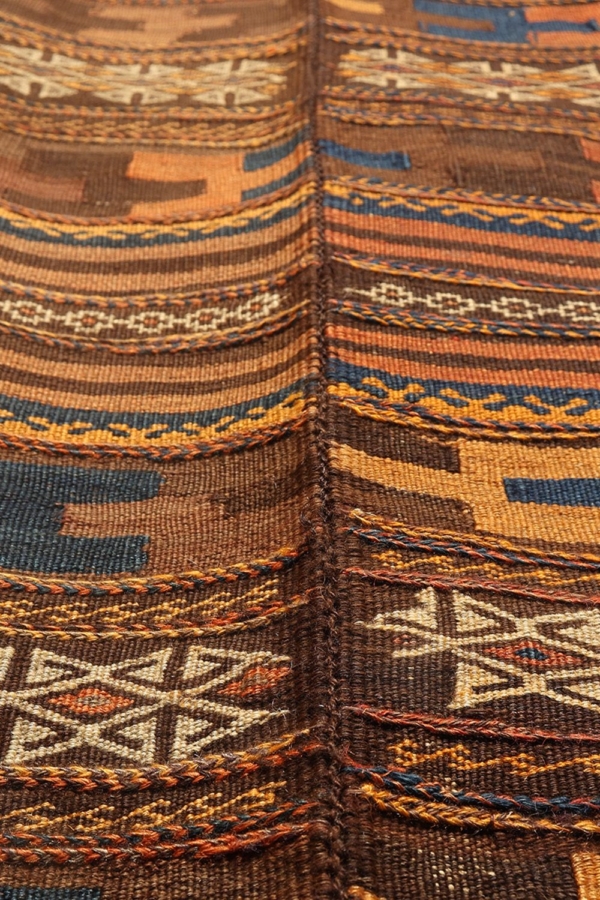 Antique Baluch kilim from Afghanistan. 350×140 cms - Image 4