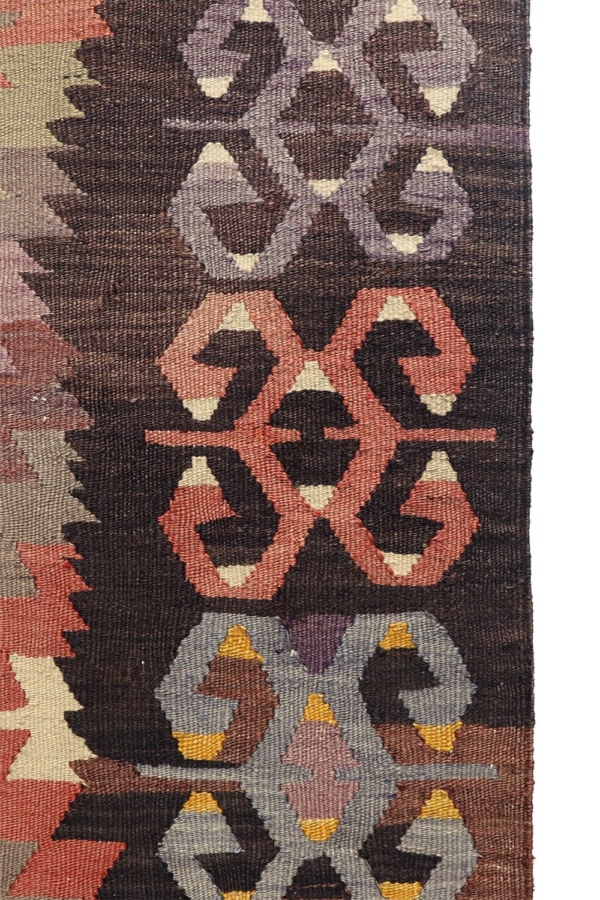 Vintage Fethiye kilim from Turkey. 340×191 cms - Image 3