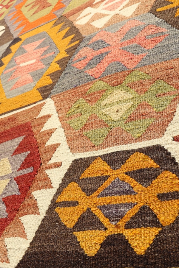 Kilim vintage de Tavas, Turquía. 330×178 cms - Imagen 6