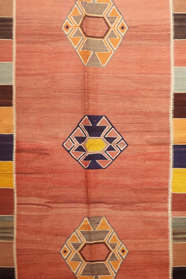 Kilim vintage Qashqai, Irán. 375×172 cms - Imagen 2