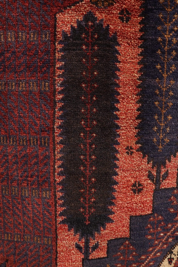 Vintage Herat Baluch war rug from Afghanistan. 227×148 cms - Image 5