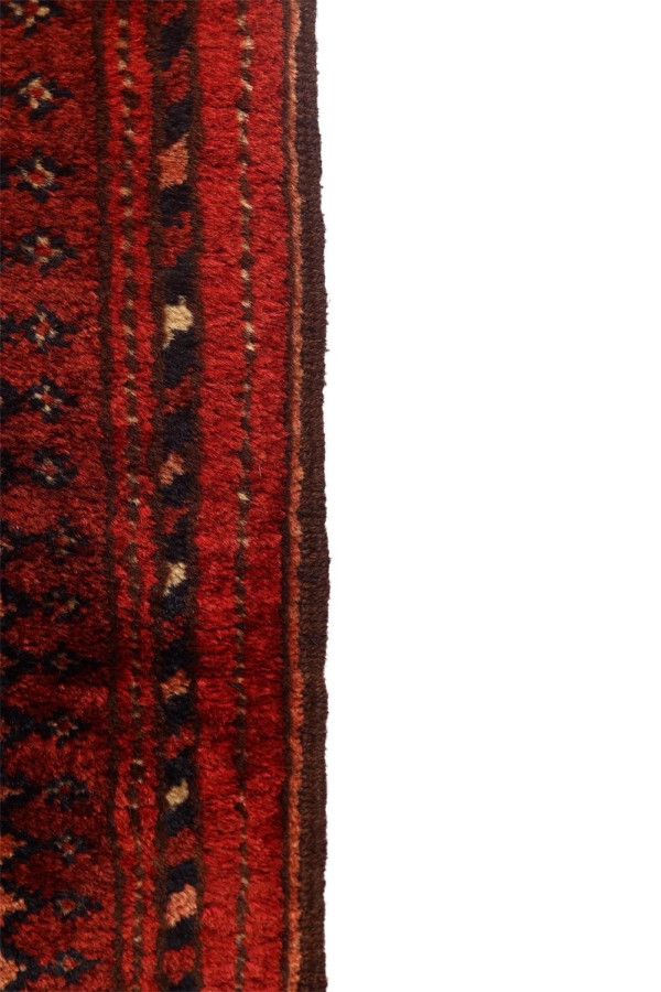 Antique Mouri Turkman rug from Afghanistan. 455×87 cms - Image 5