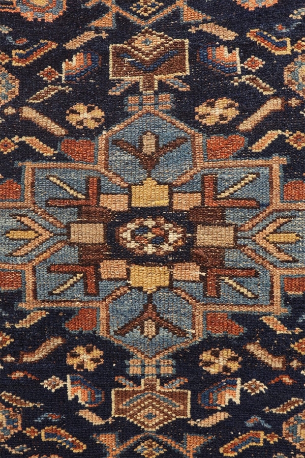 Alfombra antigua de Karaja, Irán. 285×77 cms. - Imagen 5