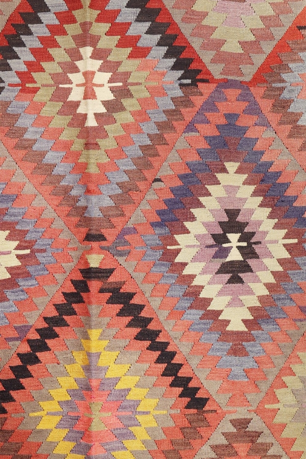 Vintage Fethiye kilim from Turkey. 340×191 cms - Image 4