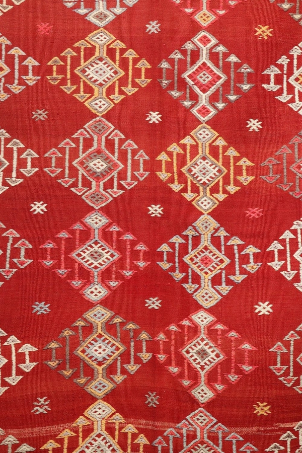 Kilim semi antiguo de Dursunbey, Turquía. 311x190 cms - Imagen 6