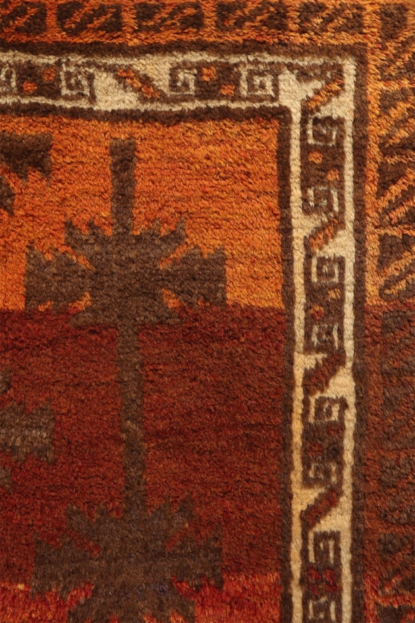 Antique Taimani Baluch rug from Afghanistan. 220x137 cms - Image 6