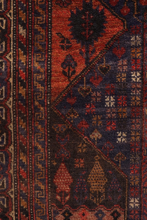 Vintage Herat Baluch war rug from Afghanistan. 227×148 cms - Image 6