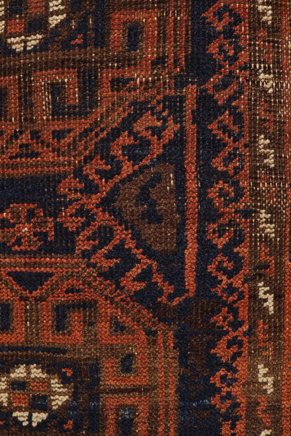 Antique Sistan Serkhat Baluch rug from Afghanistan. 267×105 cms - Image 6