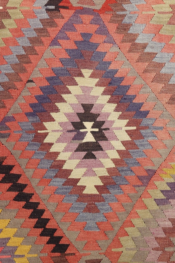 Vintage Fethiye kilim from Turkey. 340×191 cms - Image 5