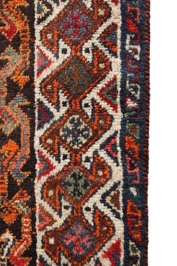 Semi-antique Shekarlu Qashqai rug from Iran. 290x163 cms - Image 6