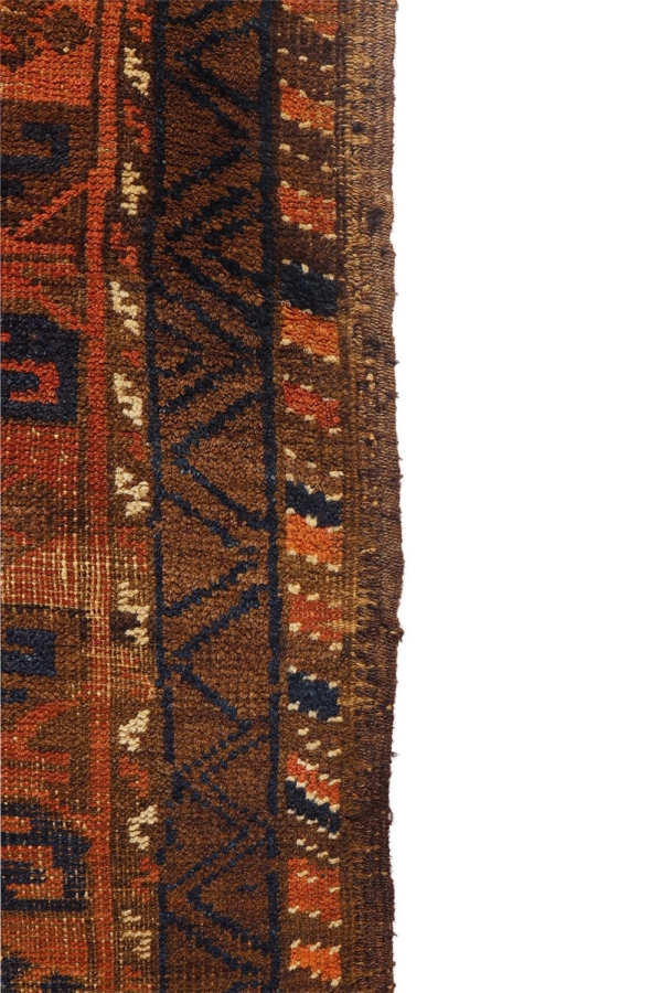 Antique Sistan Serkhat Baluch rug from Afghanistan. 267×105 cms - Image 7