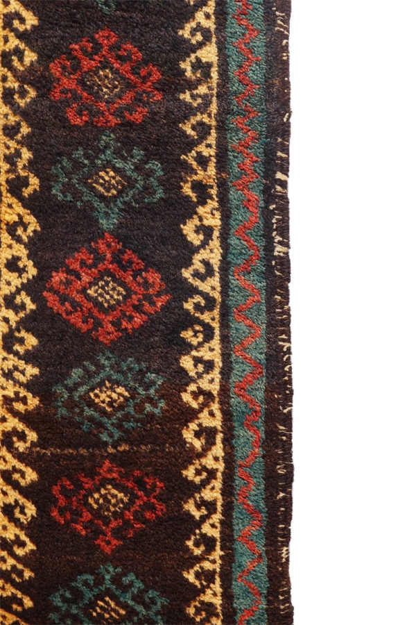 Alfombra antigua Herat Madad Khani Baluch, Afganistán. 238×107 cms - Imagen 7