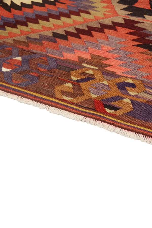 Vintage Fethiye kilim from Turkey. 340×191 cms - Image 6