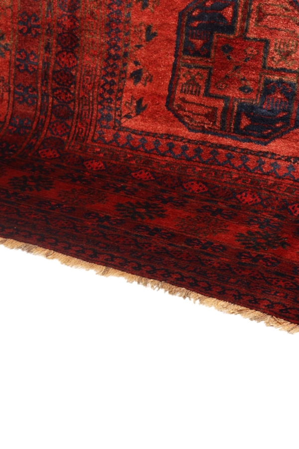Antique rug Dowlatabad Turkman from Afghanistan. 282×206 cms - Image 7