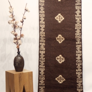 Semi-antique Baluch rug from Afghanistan. 246x68 cms