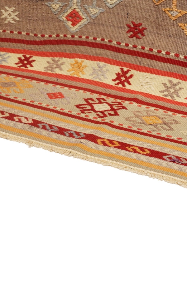 Kilim semi antiguo de Dursunbey, Turquía. 311x190 cms - Imagen 7