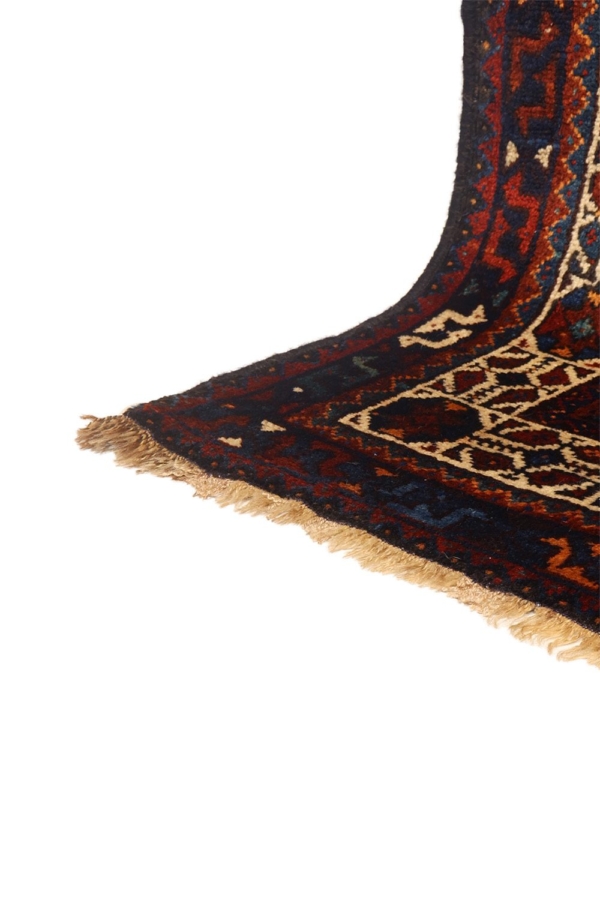 Antique Arab Laberduni rug from Iran. 212x158 cms - Image 9