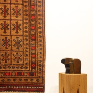 Semi-antique Baluch rug from Afghanistan. 230x114 cms