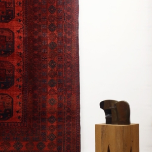 Antique rug Dowlatabad Turkman from Afghanistan. 282×206 cms