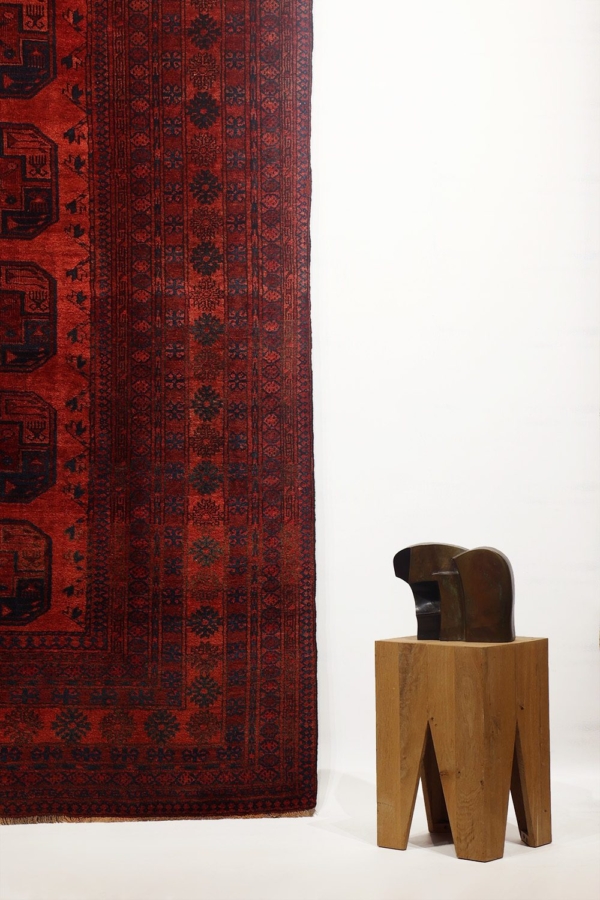 Antique rug Dowlatabad Turkman from Afghanistan. 282×206 cms