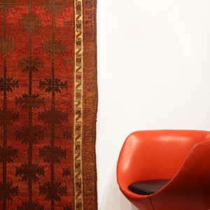 Alfombra antigua Taimani Baluch, Afganistán. 220x137 cms