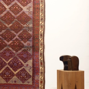 Semi-antique Kohistan Baluch rug from Afghanistan. 218x143 cms
