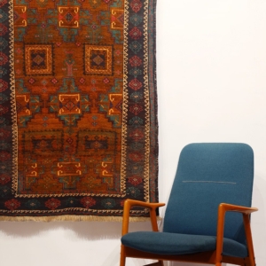 Semi-antique Herat Madad Khani Baluch rug from Afghanistan. 238×107 cms