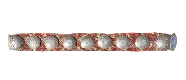 Antique Turkman belt from Afghanistan. 800 gr.