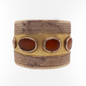 Nº 3A. Brazalete antiguo turcomano, Afganistán. 276 gr.