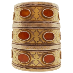 Nº 6A. Brazalete antiguo turcomano, Afganistán. 284 gr.